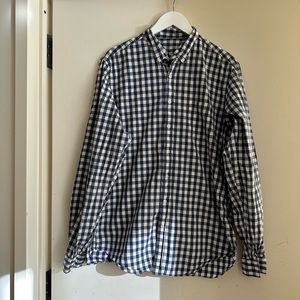 J. Crew Light Weight Gingham Button Down Shirt